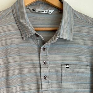 COPY - TRAVIS MATHEW mens medium soft cotton golf polo